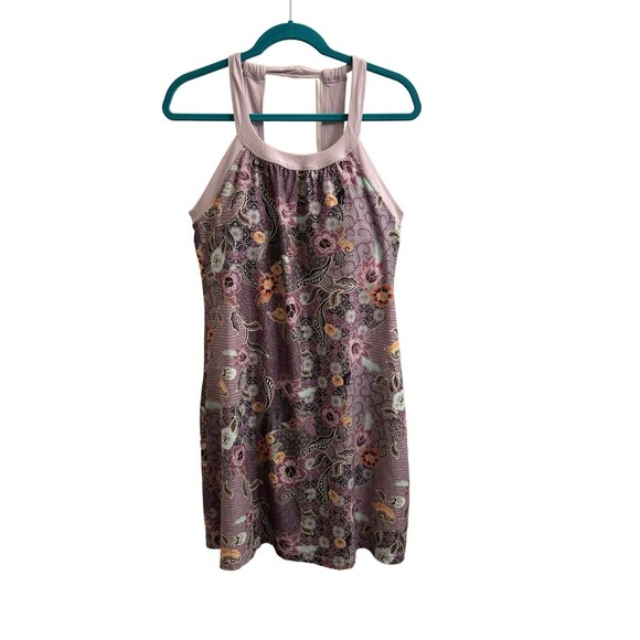 prAna Dresses & Skirts - Prana Maui Mist Cantina Dress Size Large Paisley Floral Purple Sleeveless